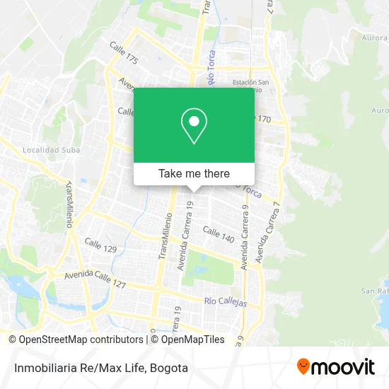 Inmobiliaria Re/Max Life map