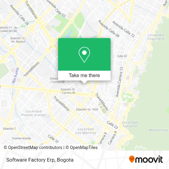 Software Factory Erp map