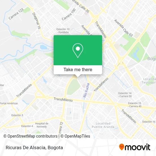 Ricuras De Alsacia map