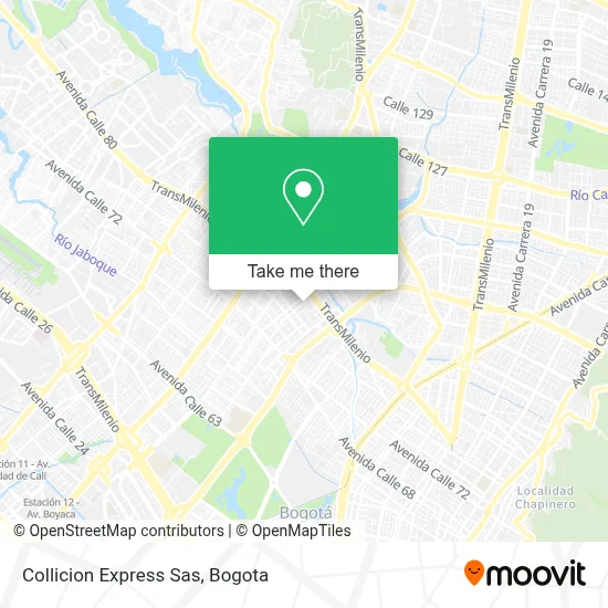 Collicion Express Sas map