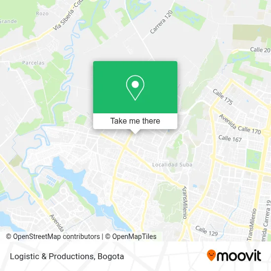 Logistic & Productions map