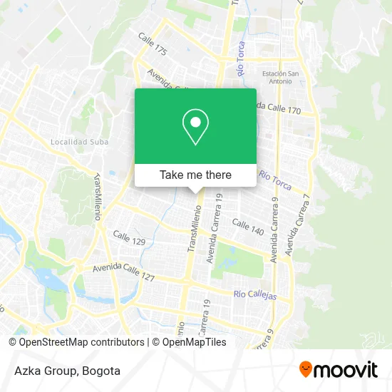 Azka Group map