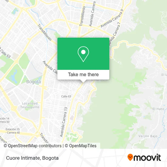 Cuore Intimate map