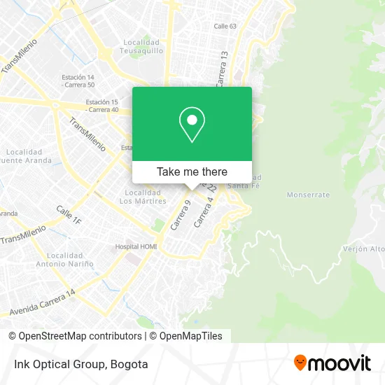 Ink Optical Group map