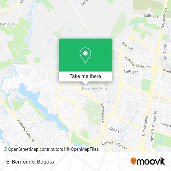 El Berriondo map