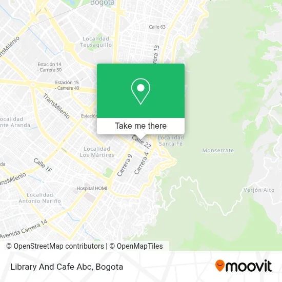 Library And Cafe Abc map