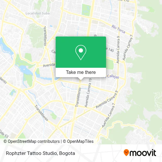 Rophzter Tattoo Studio map
