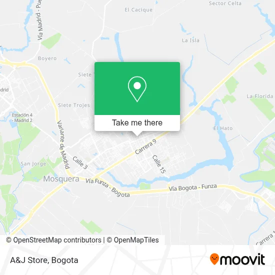 A&J Store map