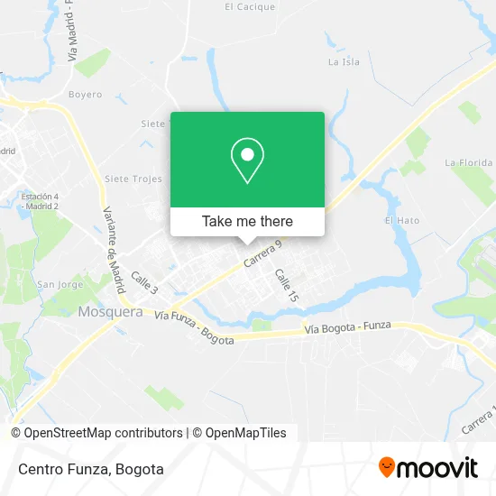 Centro Funza map