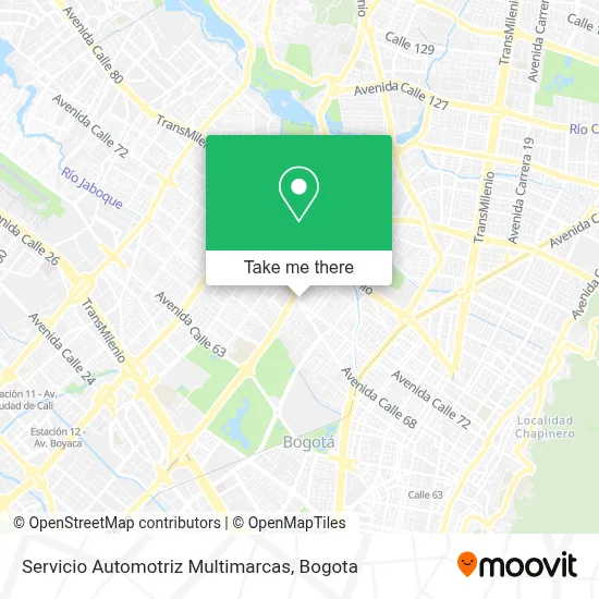 Servicio Automotriz Multimarcas map