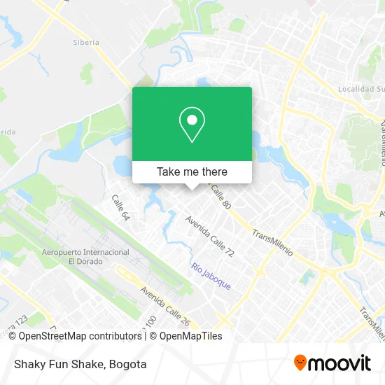 Shaky Fun Shake map