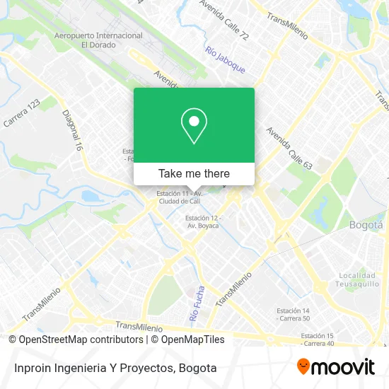 Inproin Ingenieria Y Proyectos map