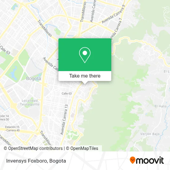 Invensys Foxboro map