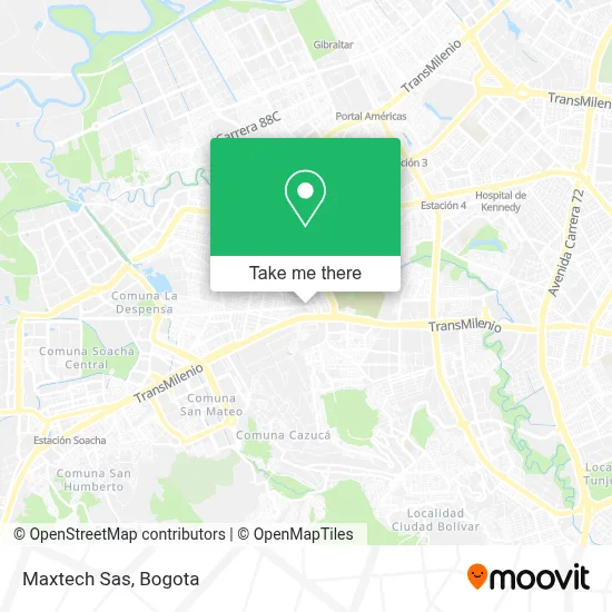 Maxtech Sas map
