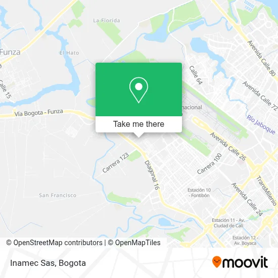 Inamec Sas map