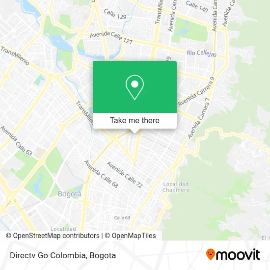 Directv Go Colombia map