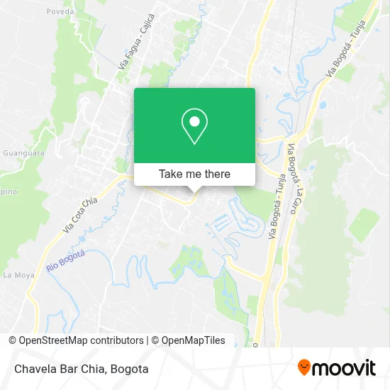 Chavela Bar Chia map
