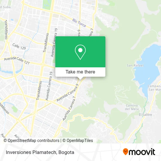 Inversiones Plamatech map