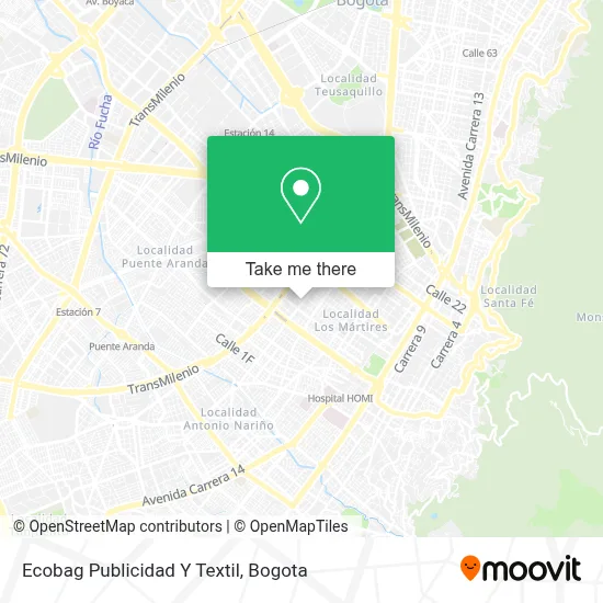 Ecobag Publicidad Y Textil map