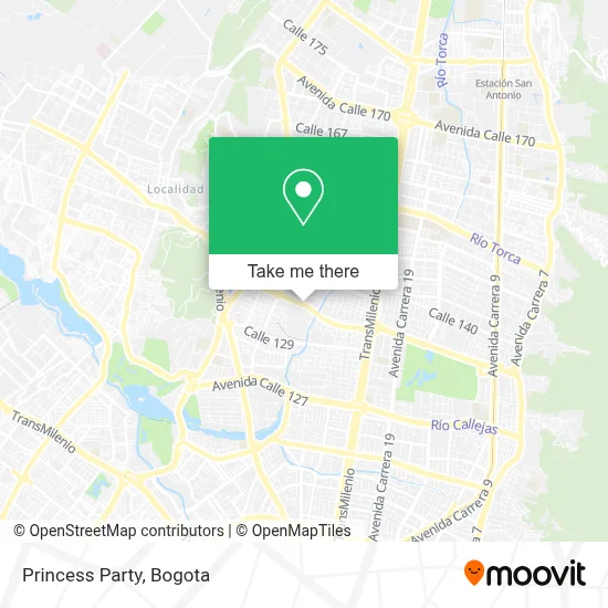 Princess Party map