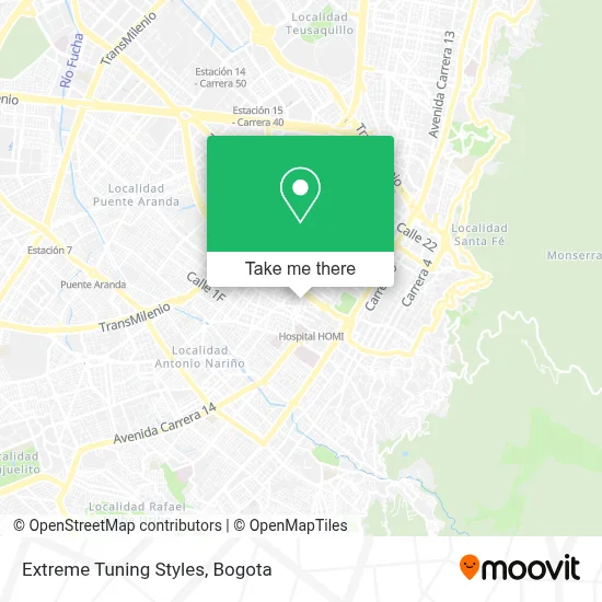 Extreme Tuning Styles map