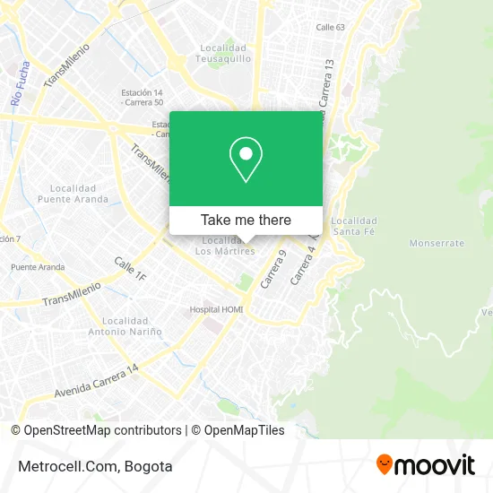 Metrocell.Com map