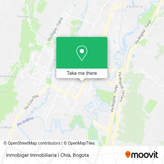 Inmobigar Inmobiliaria | Chía map