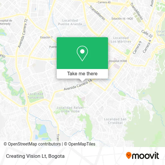 Creating Vision Lt map