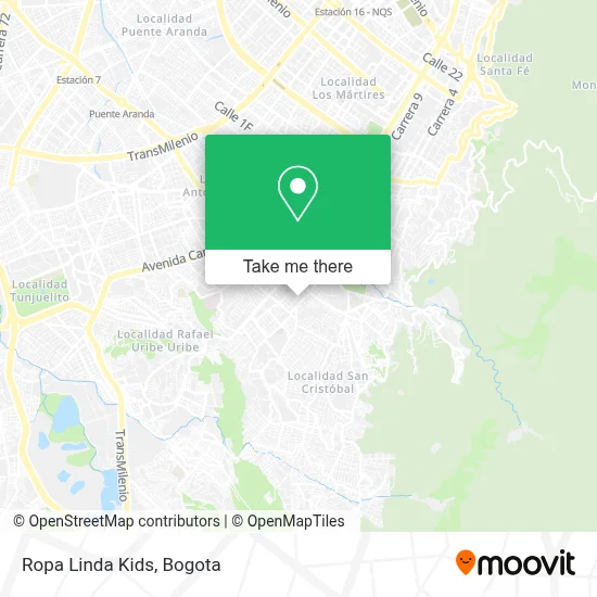 Ropa Linda Kids map