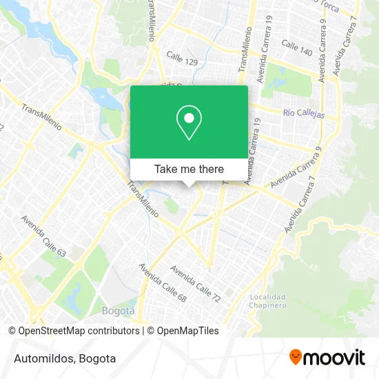 Automildos map