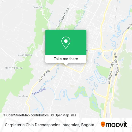 Carpinteria Chia Decoespacios Integrales map