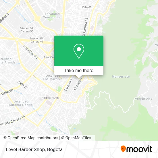 Level Barber Shop map
