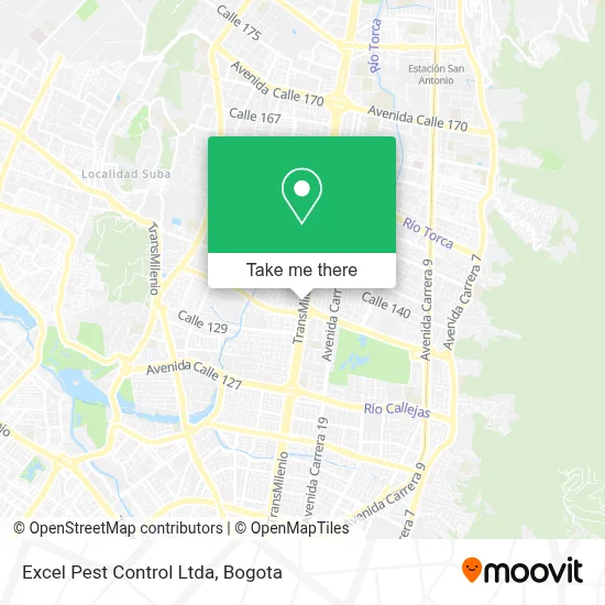 Excel Pest Control Ltda map