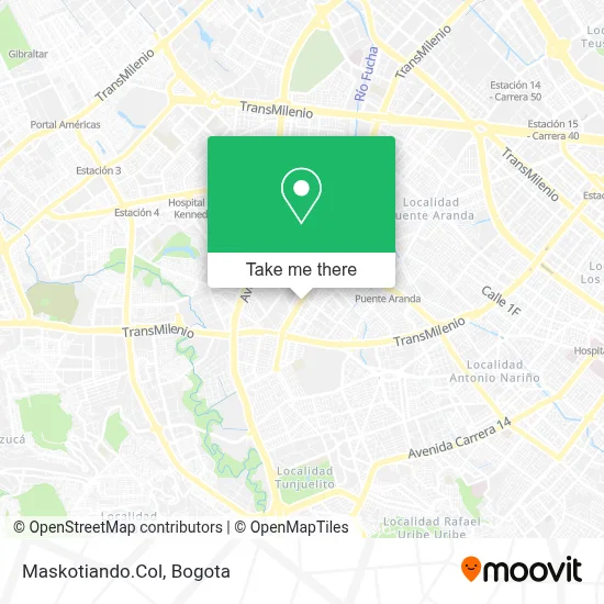 Maskotiando.Col map