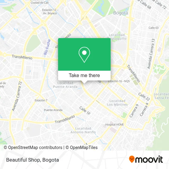 Beautiful Shop map