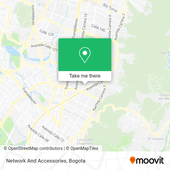 Network And Accessories map