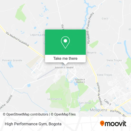 High Performance Gym map