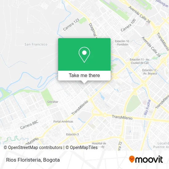 Rios Floristeria map