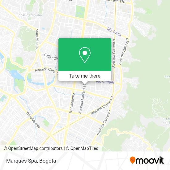 Marques Spa map