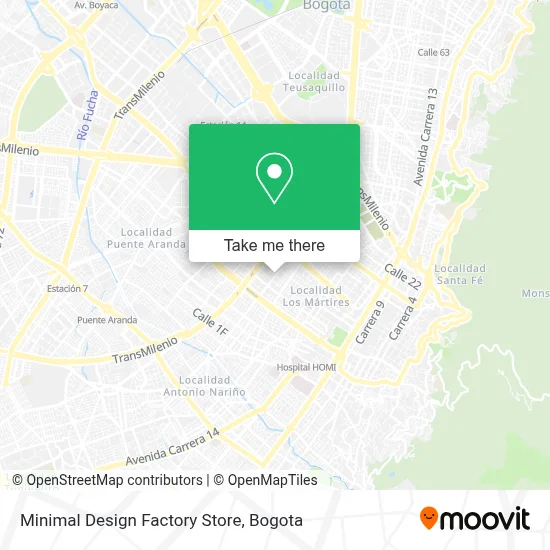 Minimal Design Factory Store map