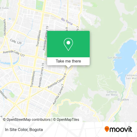 In Site Color map