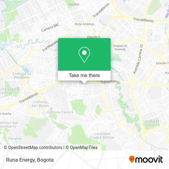 Runa Energy map