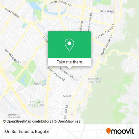 On Set Estudio map