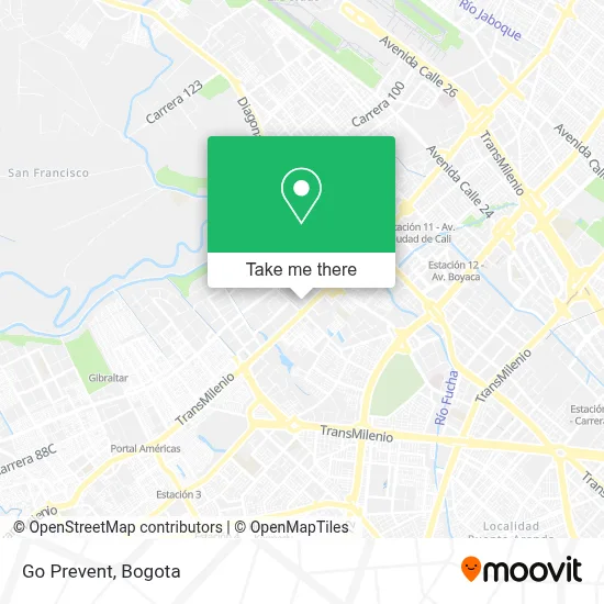 Go Prevent map