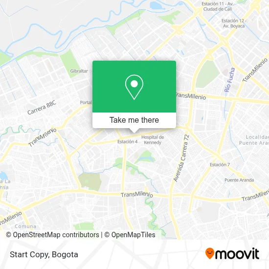 Start Copy map