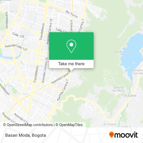 Basan Moda map