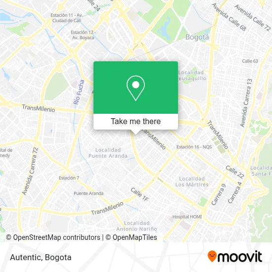 Autentic map
