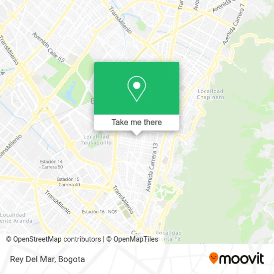 Rey Del Mar map