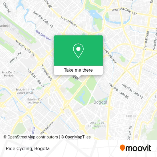 Mapa de Ride Cycling