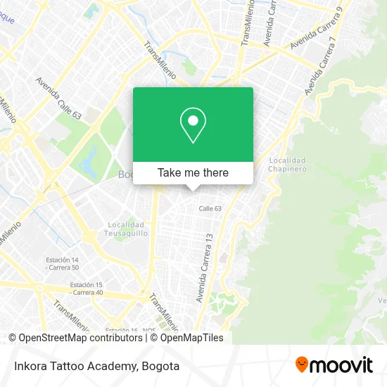 Inkora Tattoo Academy map